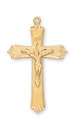 Crucifix Necklace - Gold over Sterling