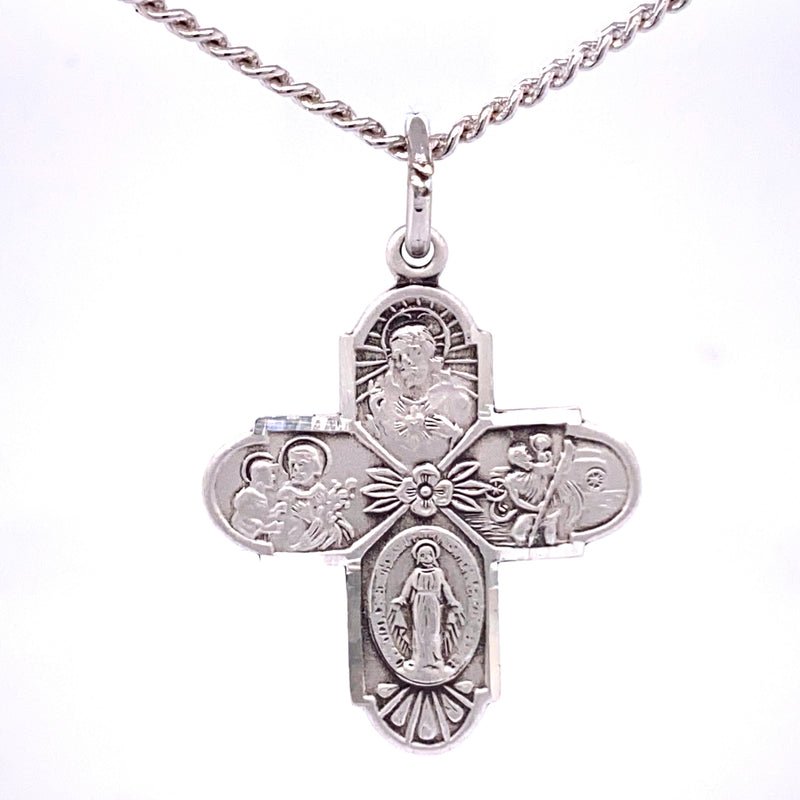 4-way Medal - Sterling Silver
