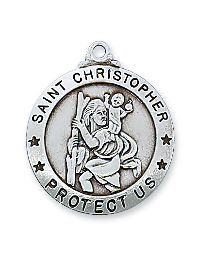 Christopher - St. Christopher Medal - Sterling Silver