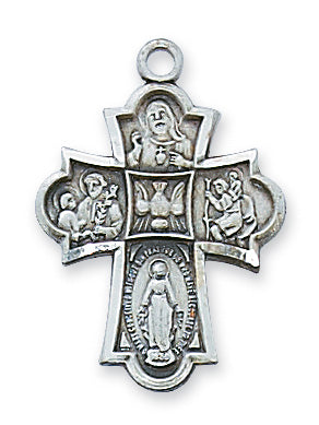 4-way Medal - Sterling Silver