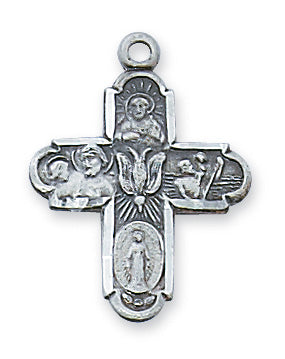 4-way Medal - Sterling Silver