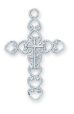 Cross Necklace 18" Chain