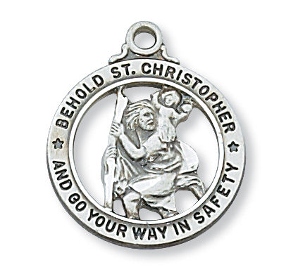 Christopher - St. Christopher Medal on 20" Chain