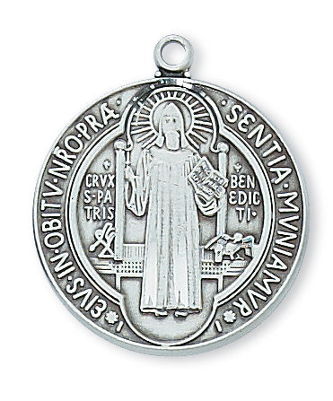 Benedict - St. Benedict Medal - Sterling Silver