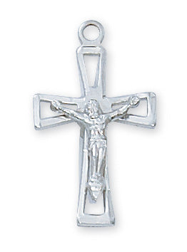 Crucifix Necklace - Sterling Silver