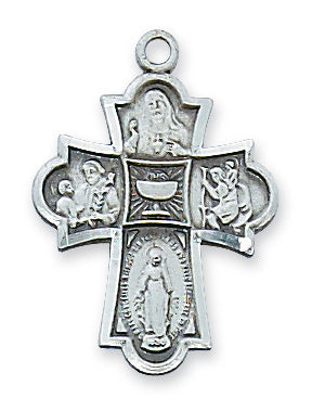4-way Medal - Sterling Silver