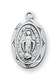 Miraculous Medal - Sterling Baby Pendant, Boxed