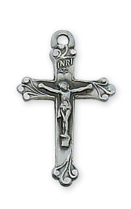 Crucifix Necklace 16" Chain