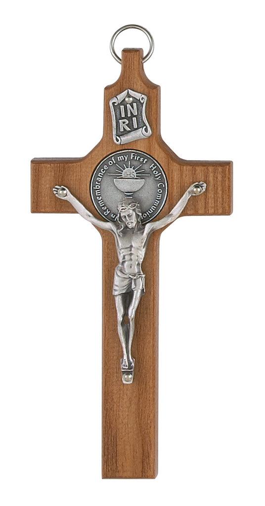 Cross 6in Wood Communion Cross Box