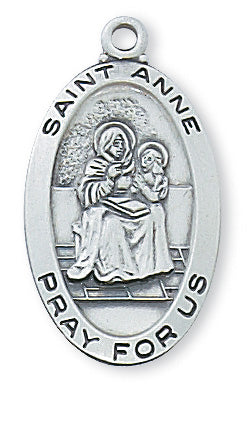 Anne - St. Anne Medal 18" Chain