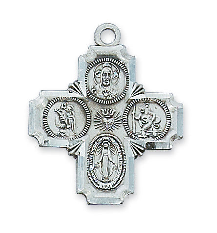 4-way Medal - Sterling Silver