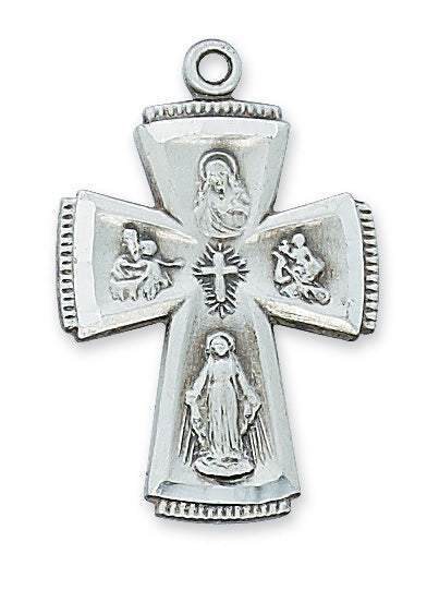 4-way Medal - Sterling Silver