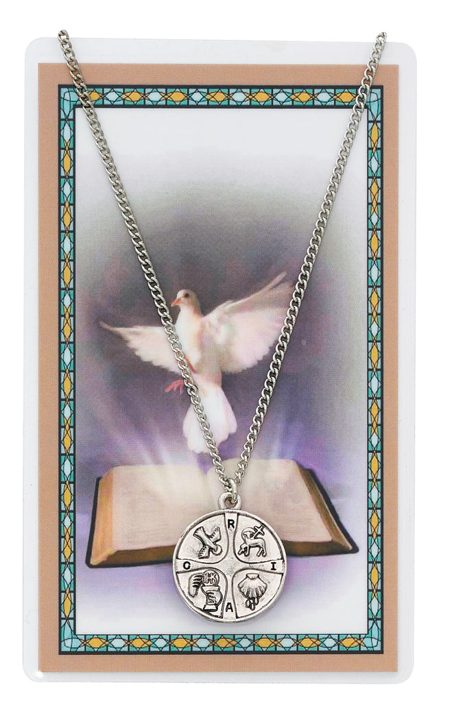 Necklace - RCIA Pendant and Holy Card