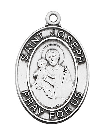 Joseph - St. Joseph Medal - Sterling Silver