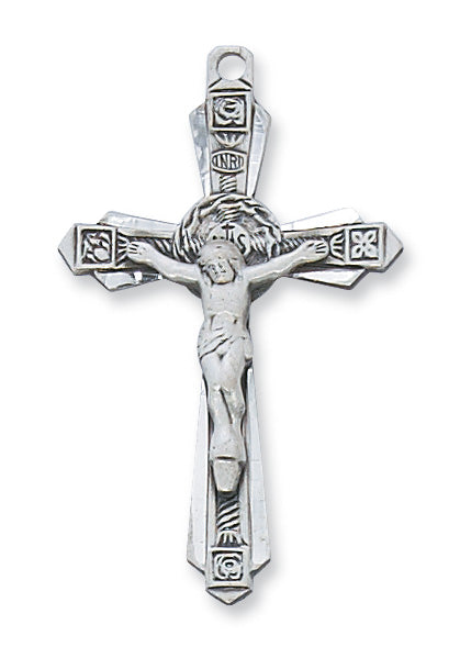 Crucifix Necklace - Sterling Silver