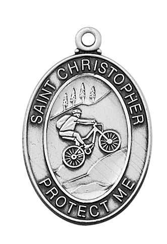Sports Medals - Biking Necklace for Boys 24"
