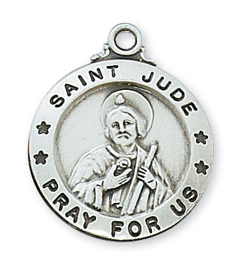 Jude - St. Jude Medal - Sterling Silver