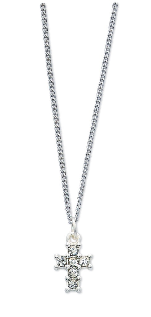 Necklace - Crystal Stone Cross Pendant Box
