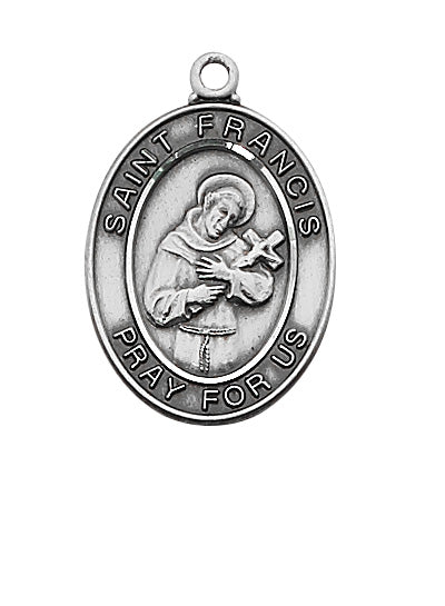Francis - St. Francis Medal - Sterling Silver