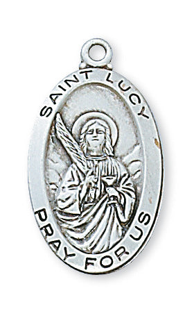 Lucy - St. Lucy Medal - Sterling Silver