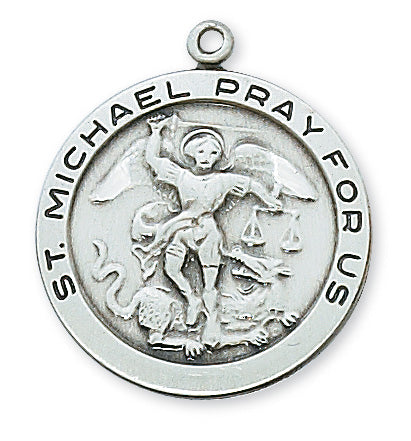 Michael - St. Michael Medal Sterling Silver