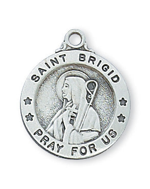 Brigid - St. Brigid Medal - Sterling Silver