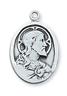 Scapular Necklace - Sterling Silver