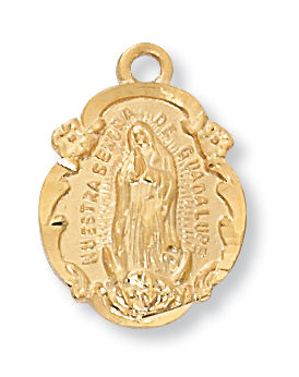 Guadalupe Pendant - Gold over Sterling