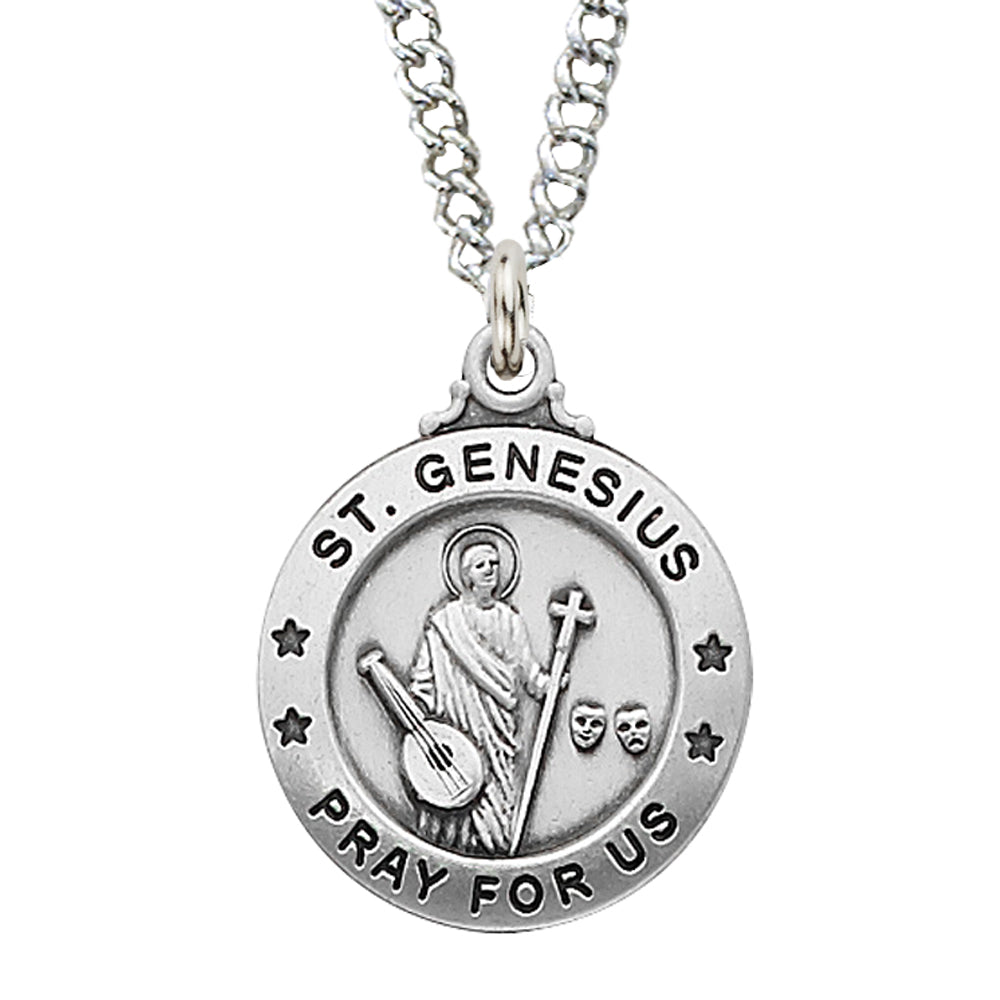 Gensis - St. Genesis Medal - Sterling Silver