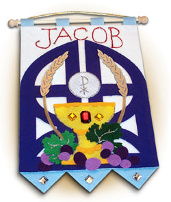 First Communion Banner Kit "Gates of Heaven" - Boy