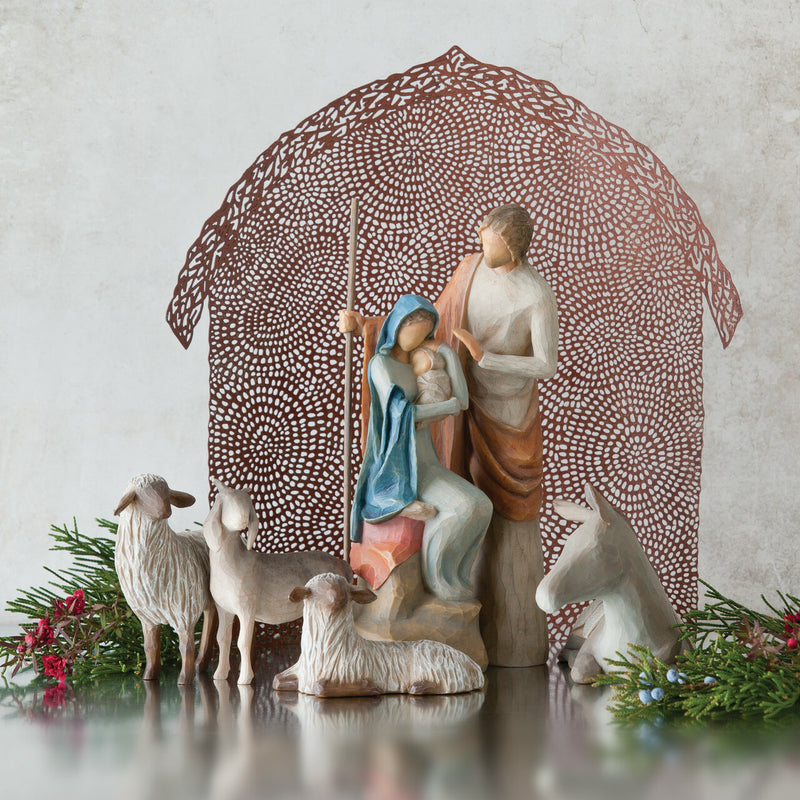 Willow Tree Holy Family Nativity Set – 7.5" Resin Figures