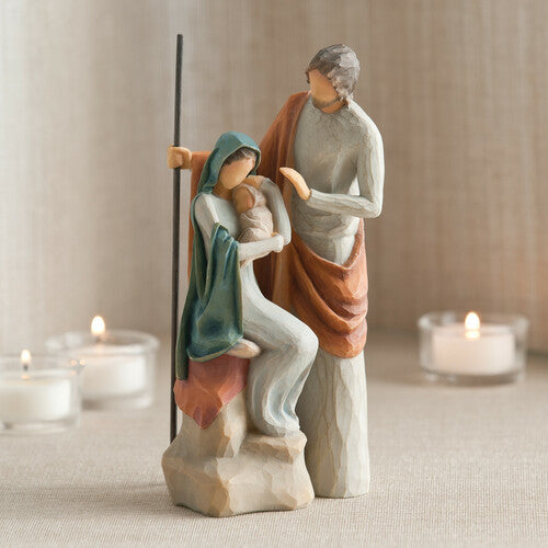 Willow Tree Holy Family Nativity Set – 7.5" Resin Figures