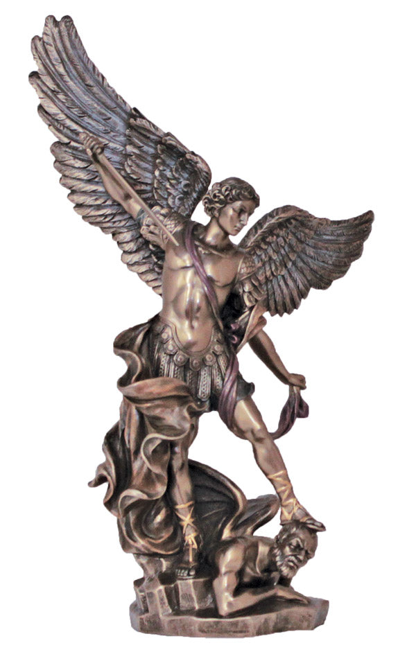 Michael - St. Michael Statue Bronze 14.5"