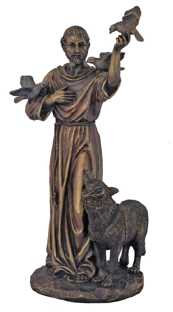 Francis - St. Francis with Animals 10.5"