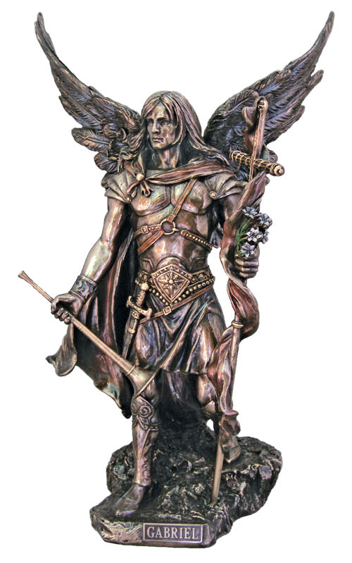 Gabriel - St. Gabriel the Archangel Statue 13.75"