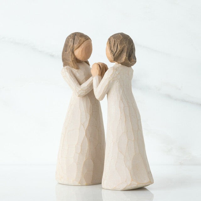 Sisters by Heart Willow Tree Figurine 4.5" – Friendship Gift | Demdaco