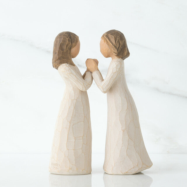 Sisters by Heart Willow Tree Figurine 4.5" – Friendship Gift | Demdaco