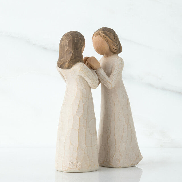 Sisters by Heart Willow Tree Figurine 4.5" – Friendship Gift | Demdaco