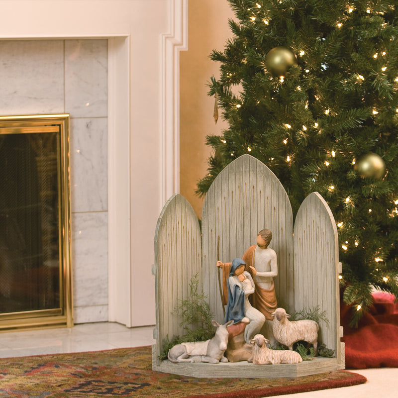 Willow Tree Holy Family Nativity Set – 7.5" Resin Figures