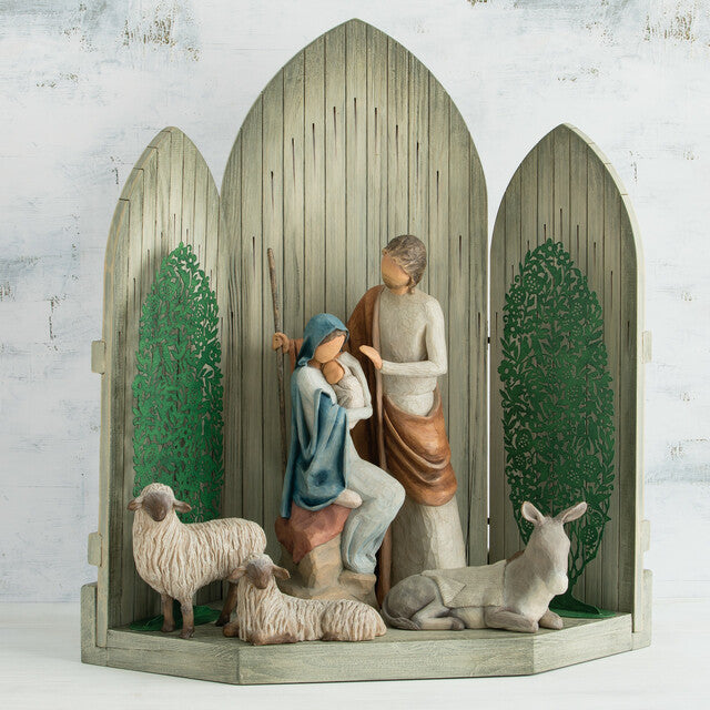 Willow Tree Holy Family Nativity Set – 7.5" Resin Figures